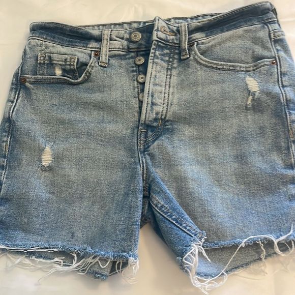 OLD NAVY O C SHORT, button up jean shirt - Picture 1 of 13